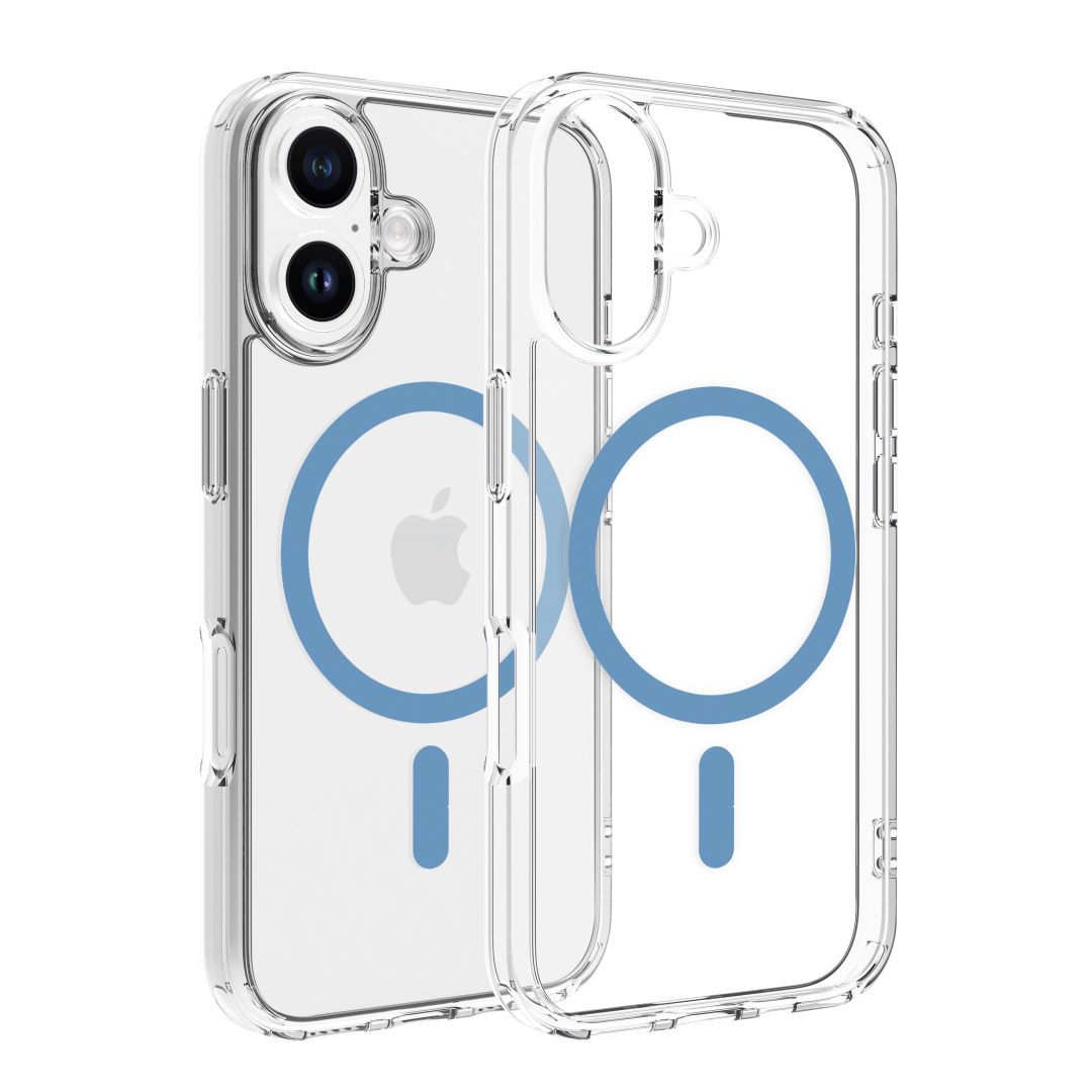 Dviced Magsafe iPhone 16 clear case Blue Dviced Magsafe iPhone 16 clear case Blue