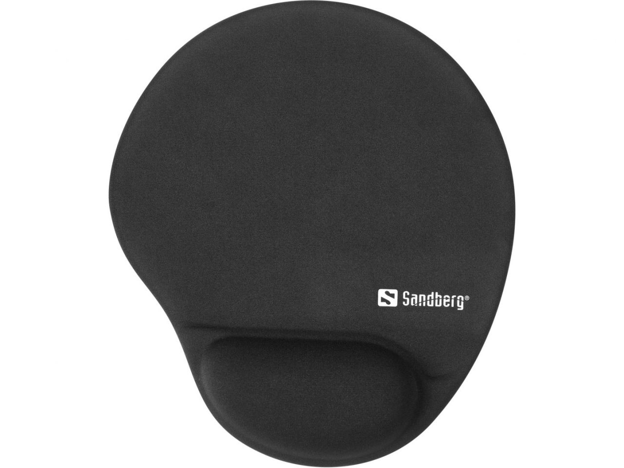 Sandberg Memory Foam Round Egérpad Black Sandberg Memory Foam Round Egérpad Black