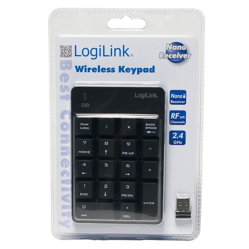 Logilink ID0120 Wireless Keypad Black Logilink ID0120 Wireless Keypad Black