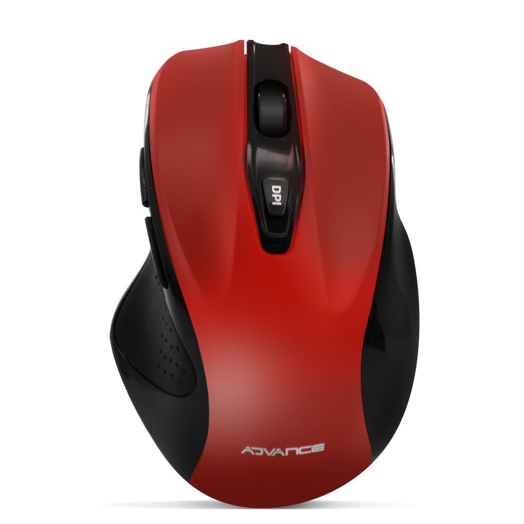 Advance Shape 6D Wireless Mouse Red Advance Shape 6D Wireless Mouse Red