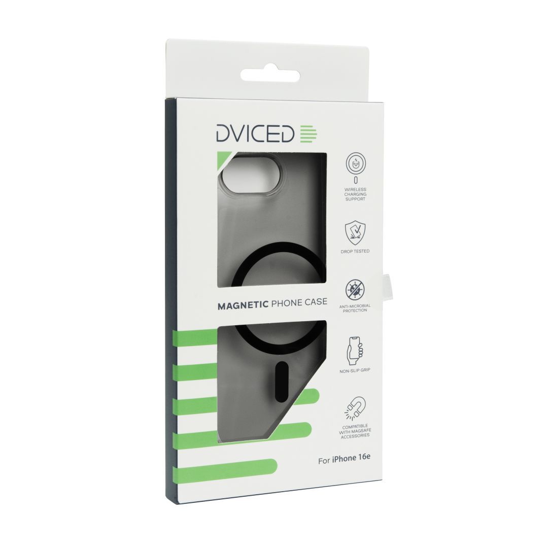 Dviced Magsafe iPhone 16e case Clear Smoky Black Dviced Magsafe iPhone 16e case Clear Smoky Black