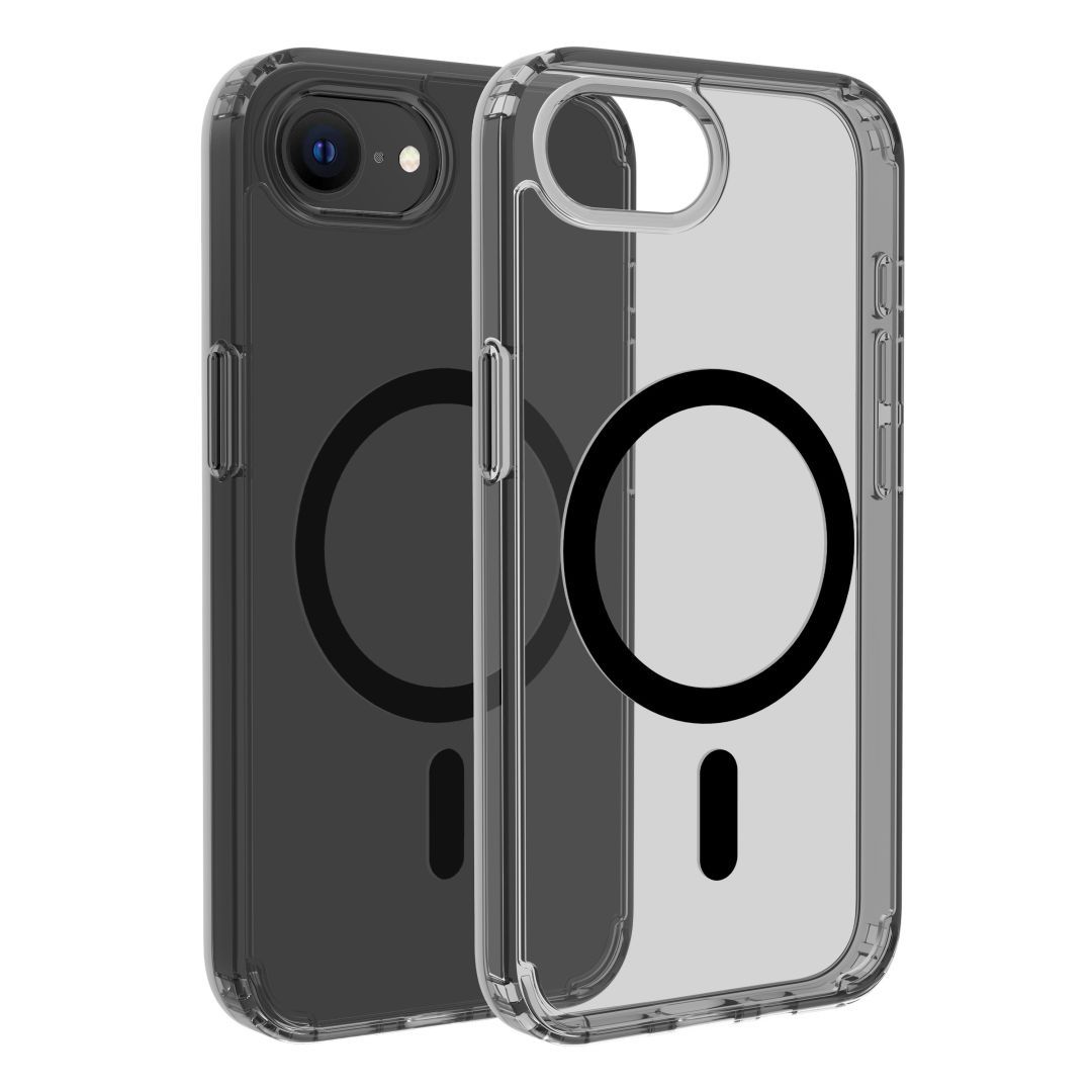 Dviced Magsafe iPhone 16e case Clear Smoky Black Dviced Magsafe iPhone 16e case Clear Smoky Black