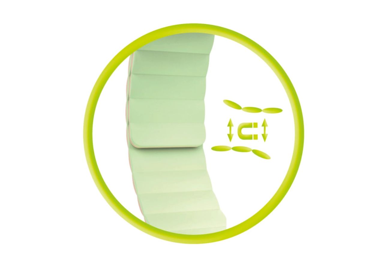 Mobile Origin Magnetic Watch Strap II Apple Watch 49mm/46mm/45mm/44mm Pink/Light Green