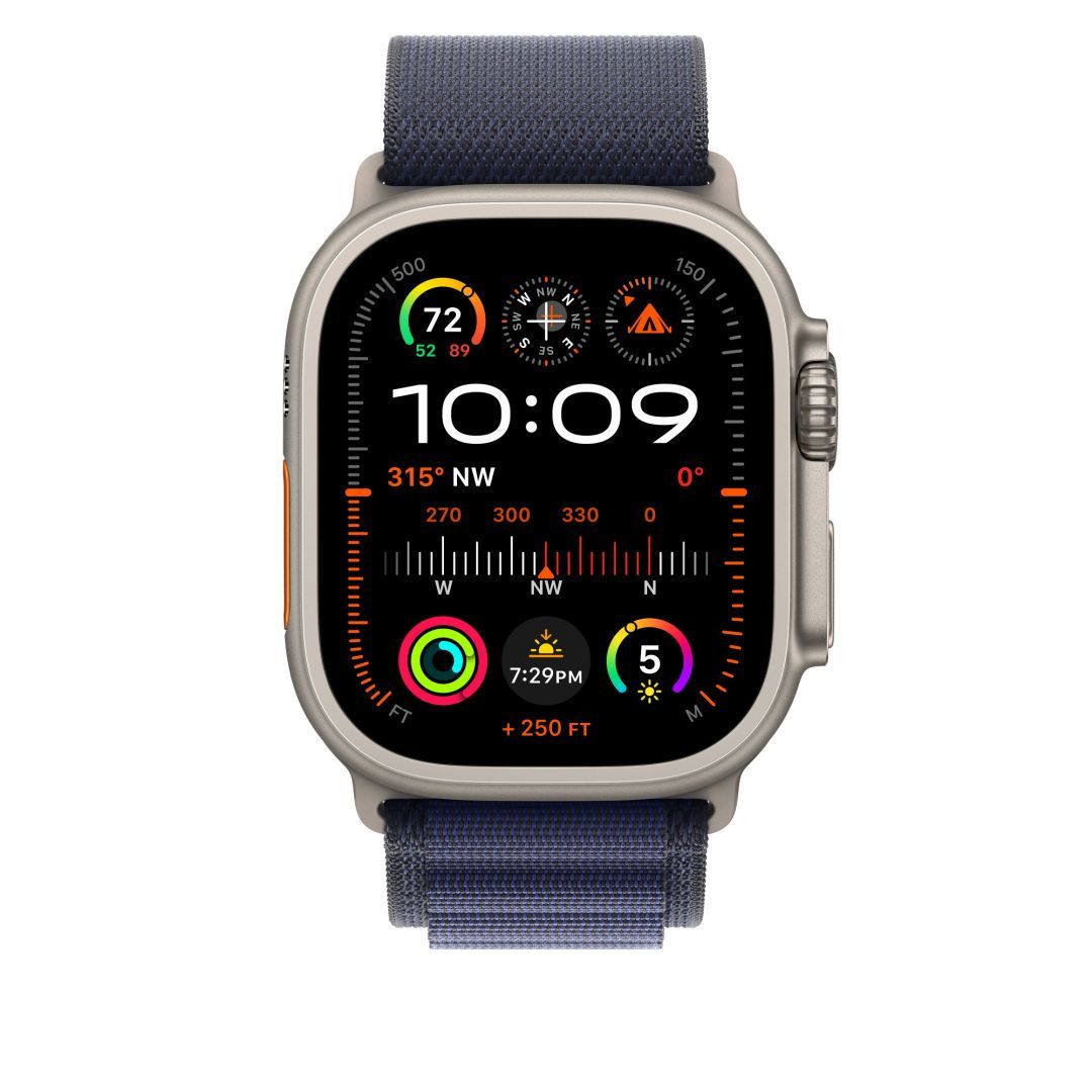 Apple Watch 49mm Loop Navy Alphine-Natural Titanium Apple Watch 49mm Loop Navy Alphine-Natural Titanium