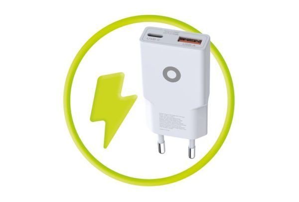 Mobile Origin MO16 USB-A + USB-C GaN 30W Slim Charger