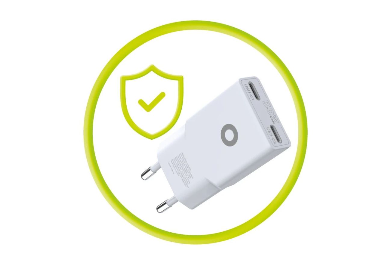 Mobile Origin MO18 - Dual USB-C GaN 30W Slim Charger