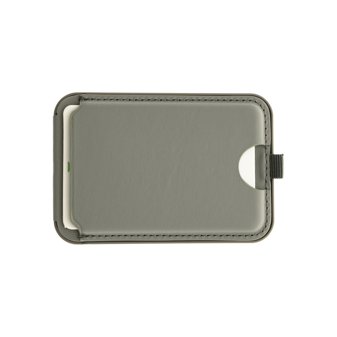 Dviced Leather magsafe foldable cardholder and stand Grey Dviced Leather magsafe foldable cardholder and stand Grey