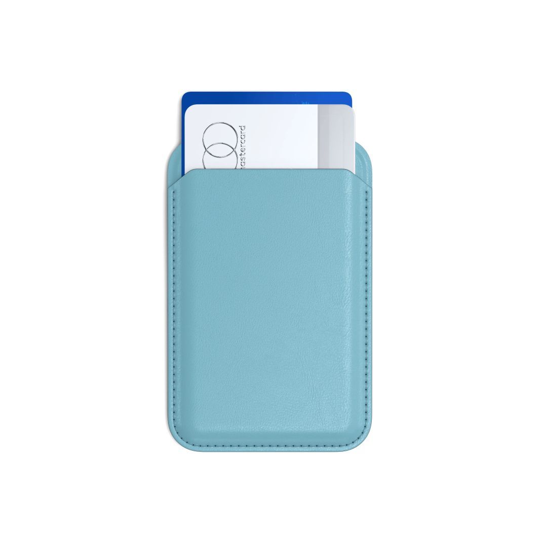 Satechi Vegan-Leather Magnetic Wallet Stand Light Blue Satechi Vegan-Leather Magnetic Wallet Stand Light Blue