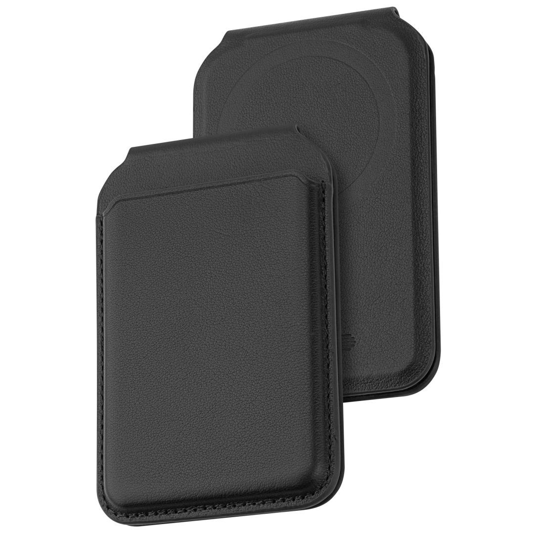 Dviced Leather magsafe foldable cardholder Black Dviced Leather magsafe foldable cardholder Black