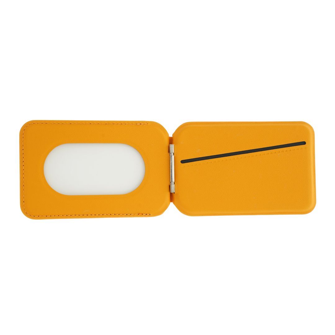 Dviced Leather magsafe foldable cardholder Orange Dviced Leather magsafe foldable cardholder Orange