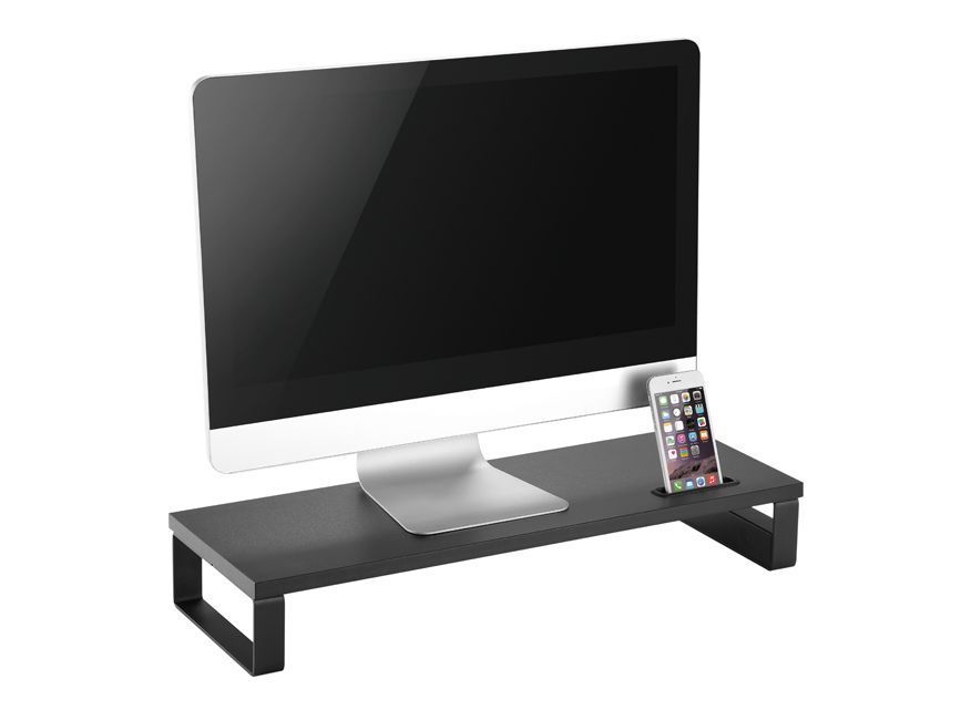 EQuip Desktop Monitor Stand with USB Black EQuip Desktop Monitor Stand with USB Black