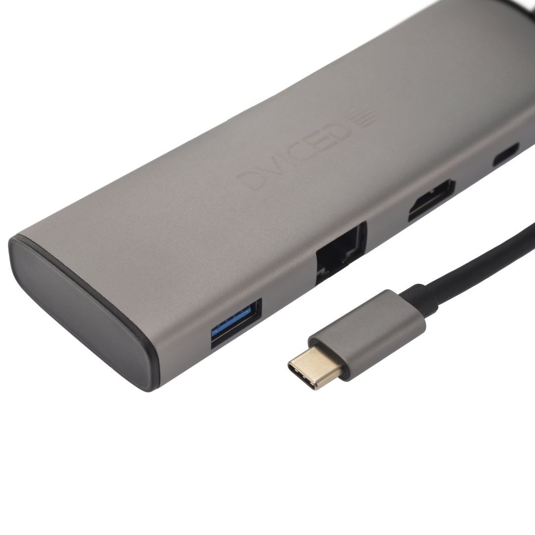 Dviced DV300003 Type-C 9-in-1 HUB Gray Dviced DV300003 Type-C 9-in-1 HUB Gray