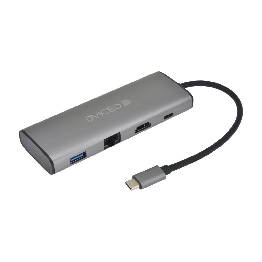 Dviced DV300003 Type-C 9-in-1 HUB Gray Dviced DV300003 Type-C 9-in-1 HUB Gray