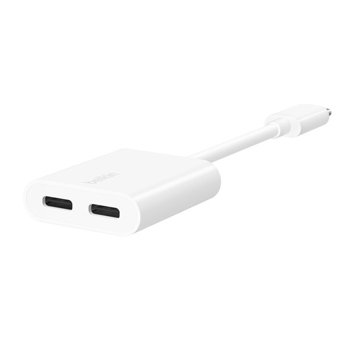 Belkin RockStar USB-C Audio + Charge Adapter White Belkin RockStar USB-C Audio + Charge Adapter White