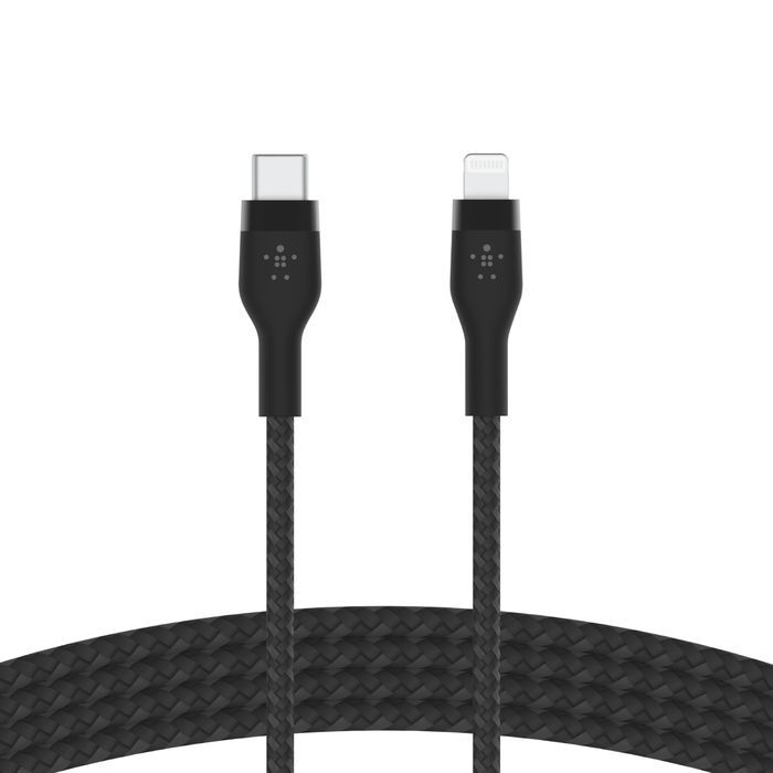 Belkin USB-C to Lightning male/male cable 2m Black Belkin USB-C to Lightning male/male cable 2m Black