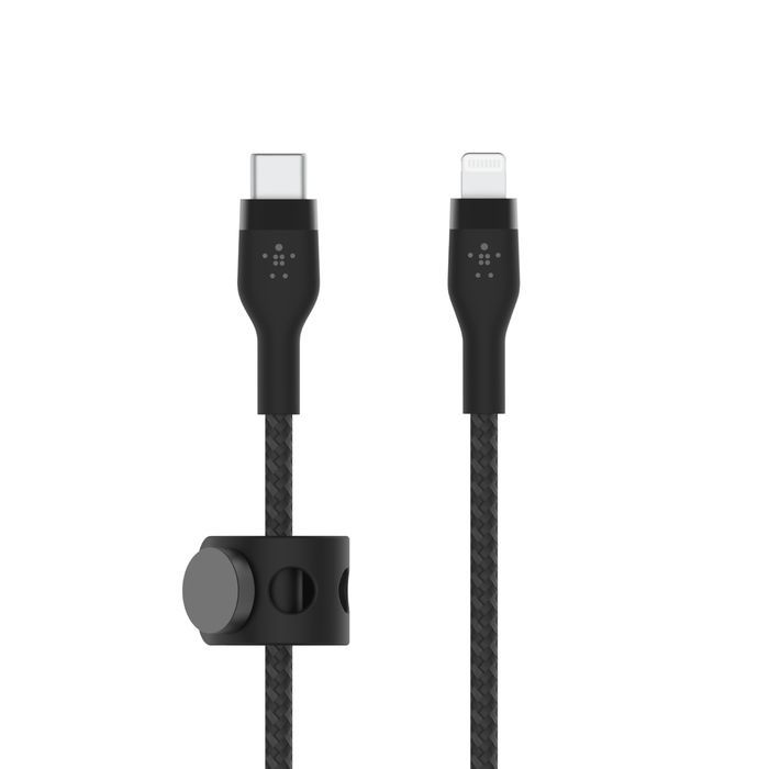 Belkin USB-C to Lightning male/male cable 2m Black Belkin USB-C to Lightning male/male cable 2m Black