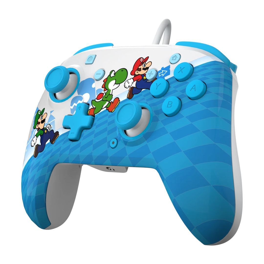 PDP Nintendo Switch Mario Escape Rematch USB Gamepad Blue/White PDP Nintendo Switch Mario Escape Rematch USB Gamepad Blue/White