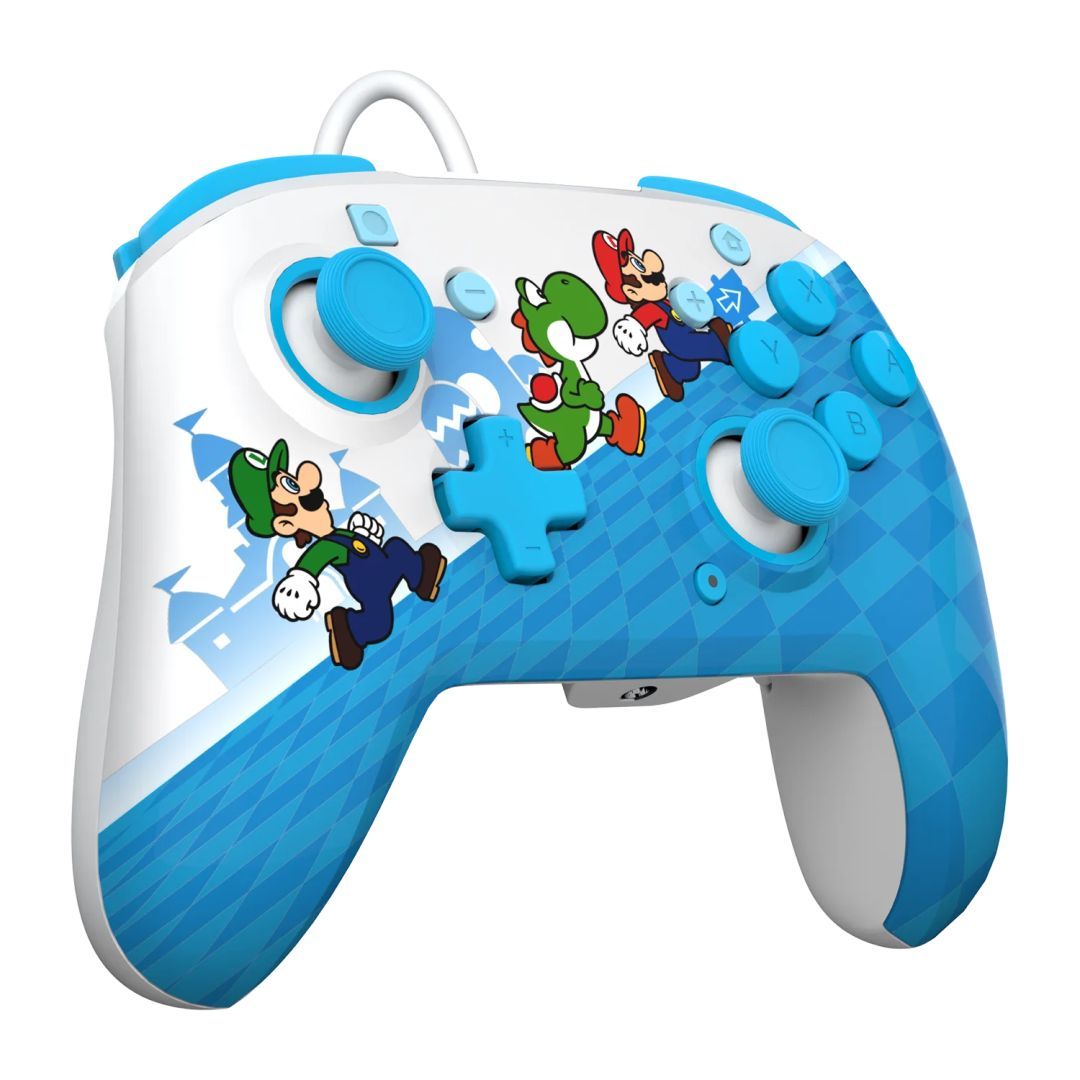 PDP Nintendo Switch Mario Escape Rematch USB Gamepad Blue/White PDP Nintendo Switch Mario Escape Rematch USB Gamepad Blue/White