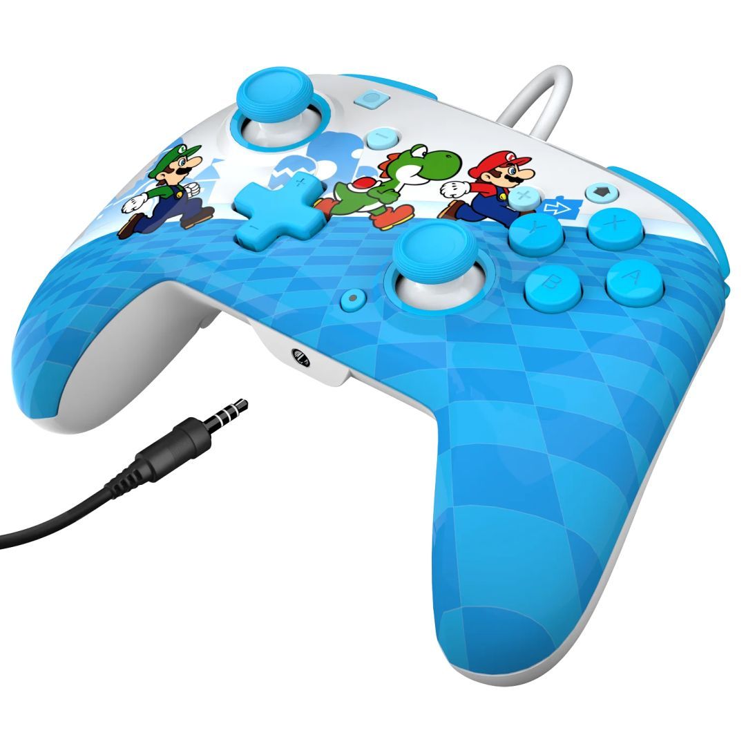 PDP Nintendo Switch Mario Escape Rematch USB Gamepad Blue/White PDP Nintendo Switch Mario Escape Rematch USB Gamepad Blue/White