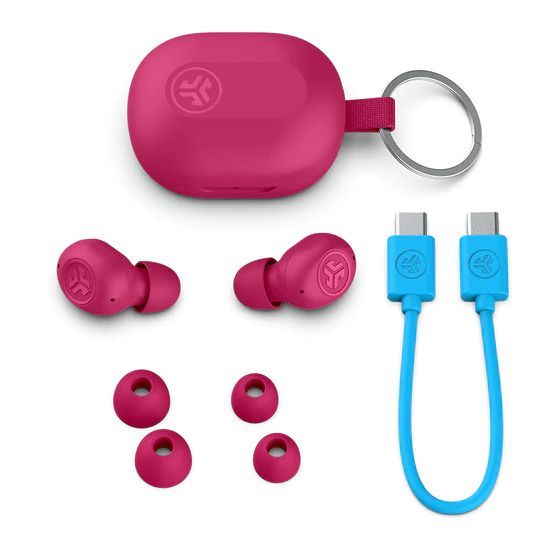 JLab JBuds Mini TWS Bluetooth Headset Earbuds Pink JLab JBuds Mini TWS Bluetooth Headset Earbuds Pink