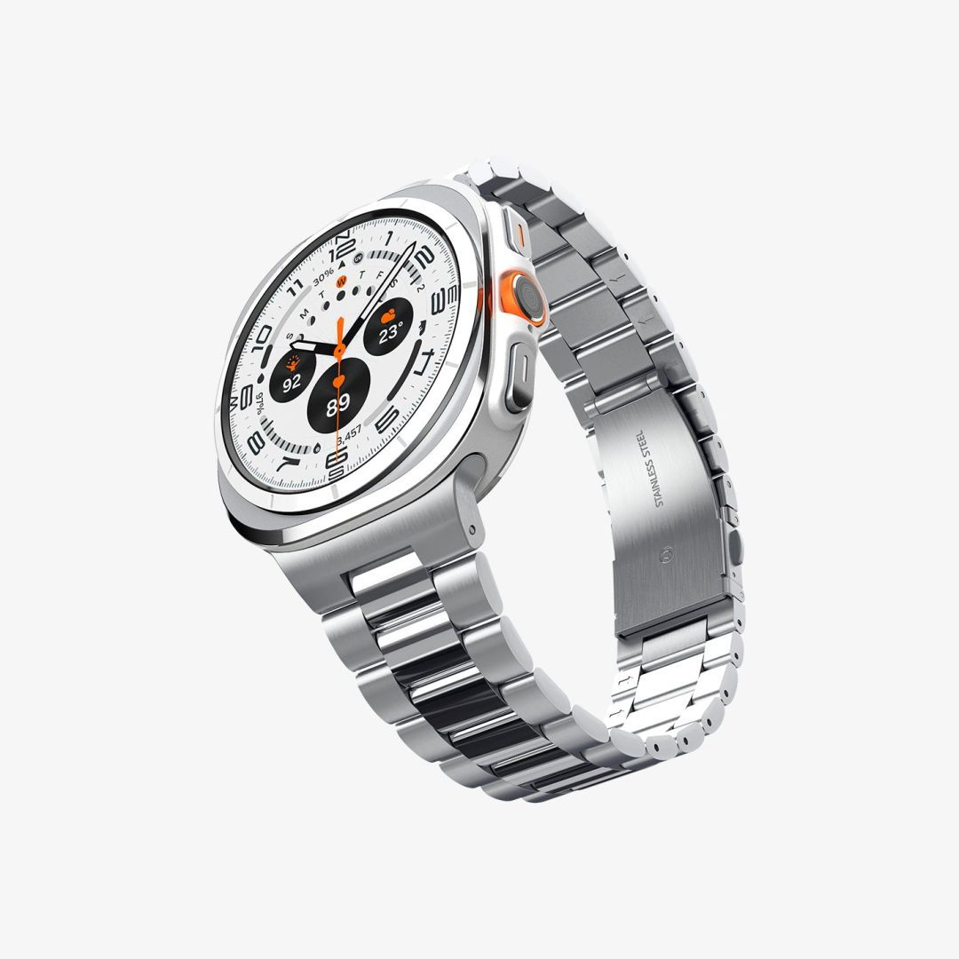 Spigen Modern Fit 316L Samsung Galaxy Watch Ultra Silver Spigen Modern Fit 316L Samsung Galaxy Watch Ultra Silver
