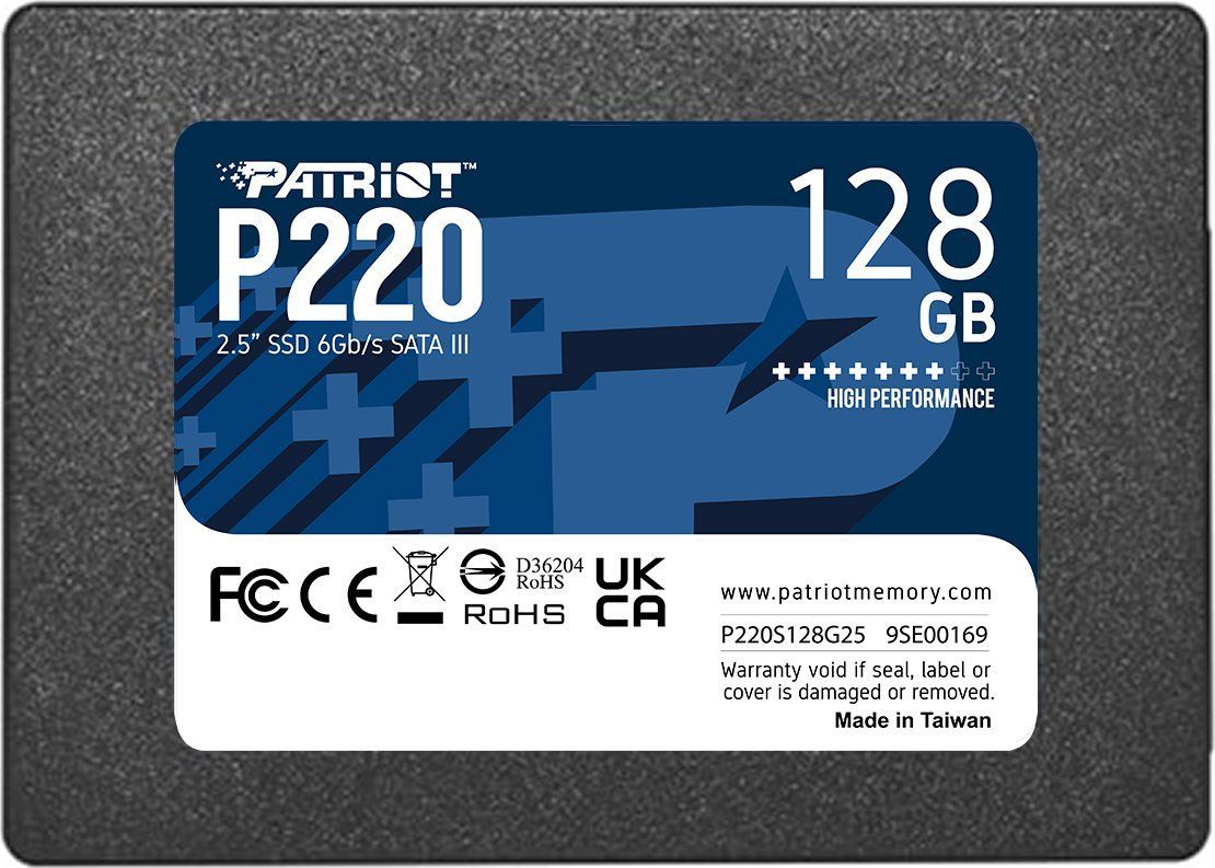 Patriot 128GB 2,5" SATA3 P220 Patriot 128GB 2,5" SATA3 P220