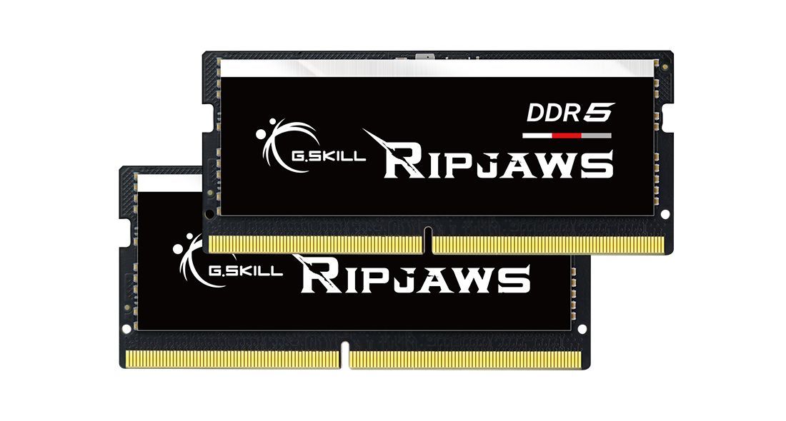 G.SKILL 32GB DDR5 4800MHz Kit(2x16GB) Ripjaws SODIMM G.SKILL 32GB DDR5 4800MHz Kit(2x16GB) Ripjaws SODIMM