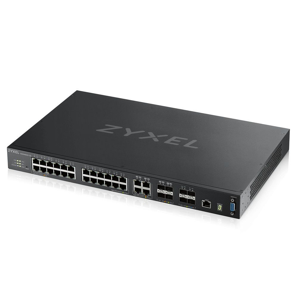 ZyXEL XGS4600-32F-ZZ0102F 28 portos GbE L3 vezérelt switch 4 SFP+ Uplink ZyXEL XGS4600-32F-ZZ0102F 28 portos GbE L3 vezérelt switch 4 SFP+ Uplink