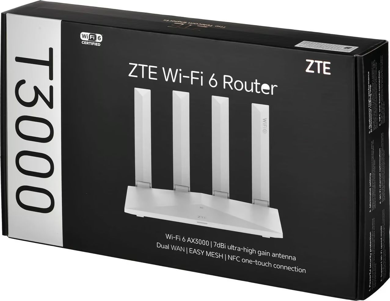 ZTE T3000 WiFi 6 Router ZTE T3000 WiFi 6 Router