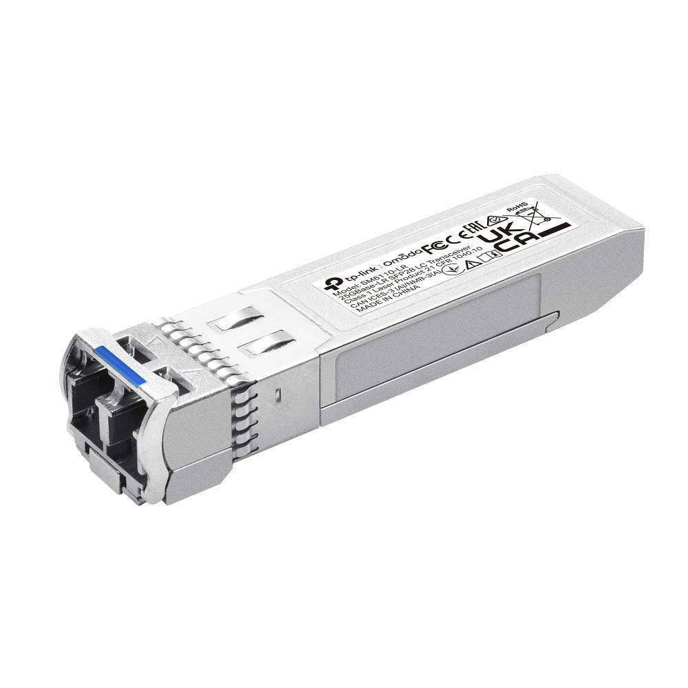 TP-Link SM6110-LR Omada 25GBase-LR SFP28 LC Transceiver TP-Link SM6110-LR Omada 25GBase-LR SFP28 LC Transceiver