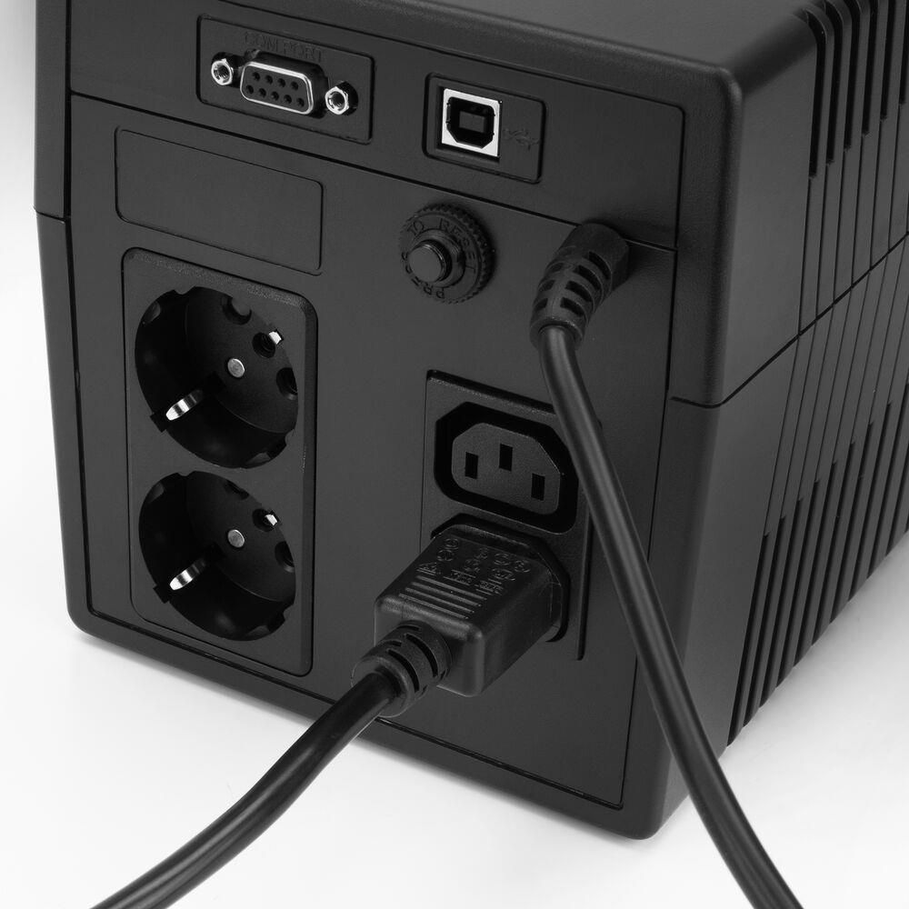 ACT Powercord C13 - C14 0.6m Black ACT Powercord C13 - C14 0.6m Black