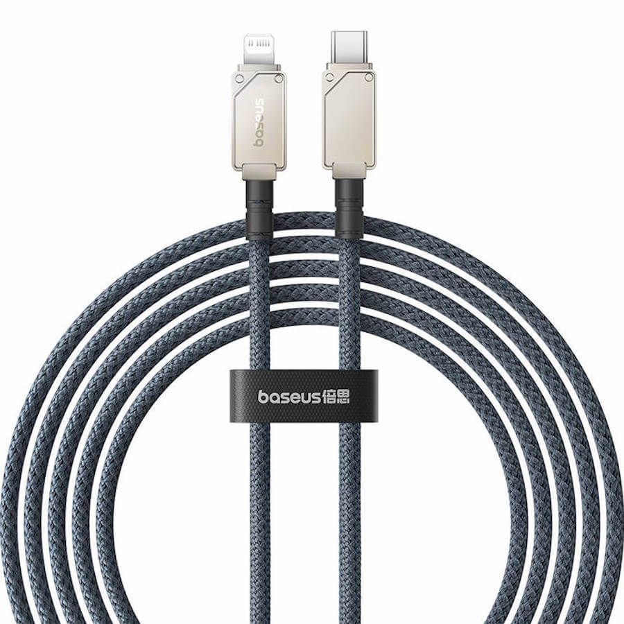 Baseus Unbreakable USB C to iP lightning 20W cable 1m White Baseus Unbreakable USB C to iP lightning 20W cable 1m White
