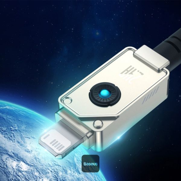 Baseus Unbreakable USB A to iP lightning 5V-2.4A cable 1m White Baseus Unbreakable USB A to iP lightning 5V-2.4A cable 1m White