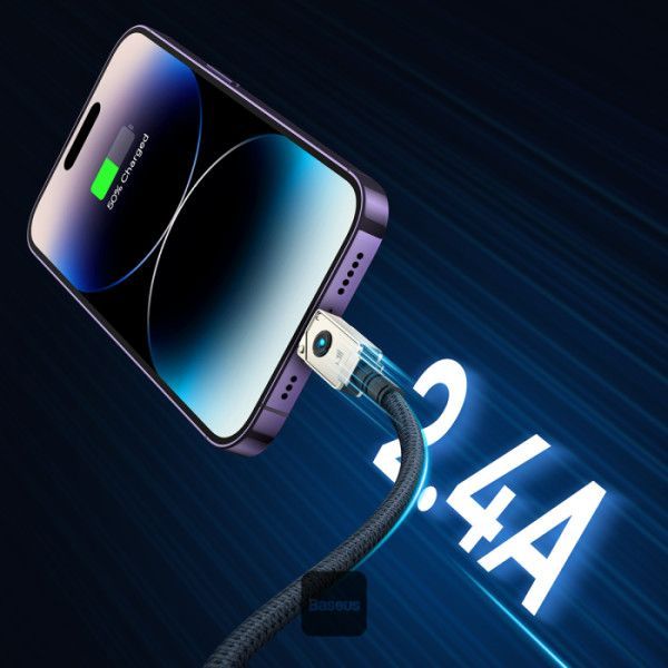 Baseus Unbreakable USB A to iP lightning 5V-2.4A cable 1m White Baseus Unbreakable USB A to iP lightning 5V-2.4A cable 1m White