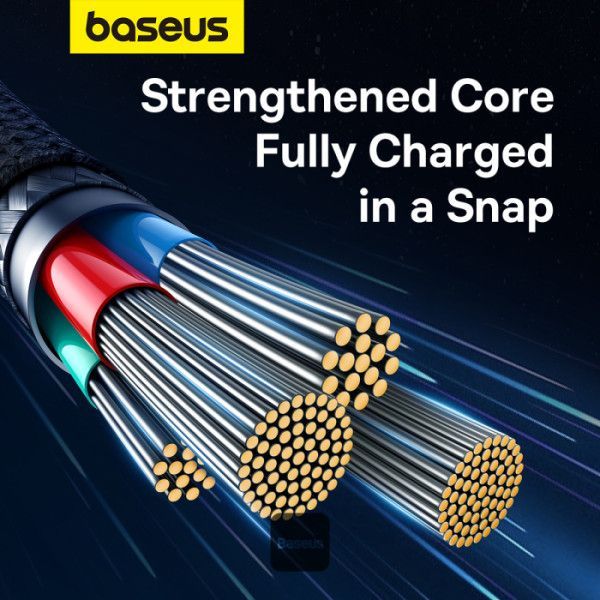 Baseus Unbreakable USB A to iP lightning 5V-2.4A cable 1m White Baseus Unbreakable USB A to iP lightning 5V-2.4A cable 1m White