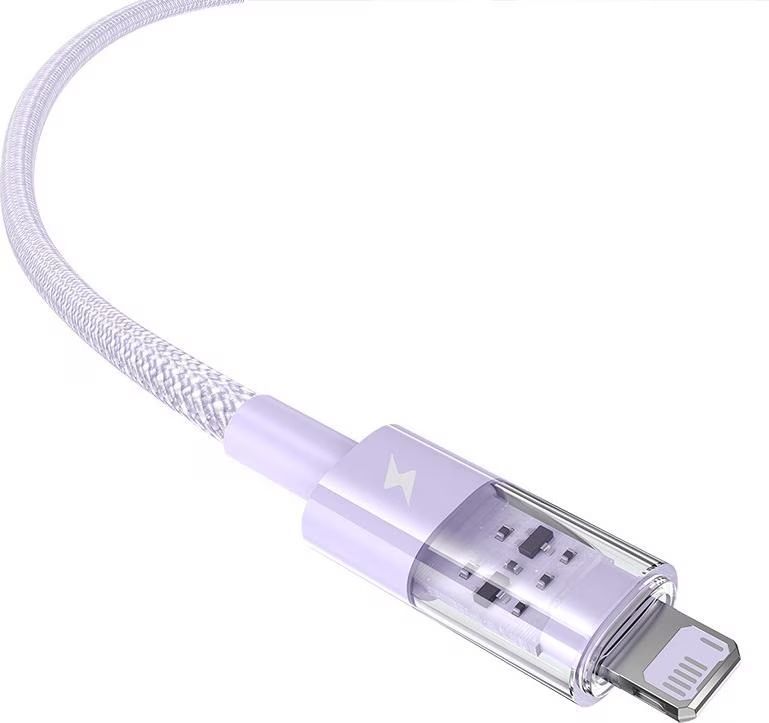 Baseus Gem USB to IP lightning 2.4A fast charging cable 1m Purple Baseus Gem USB to IP lightning 2.4A fast charging cable 1m Purple