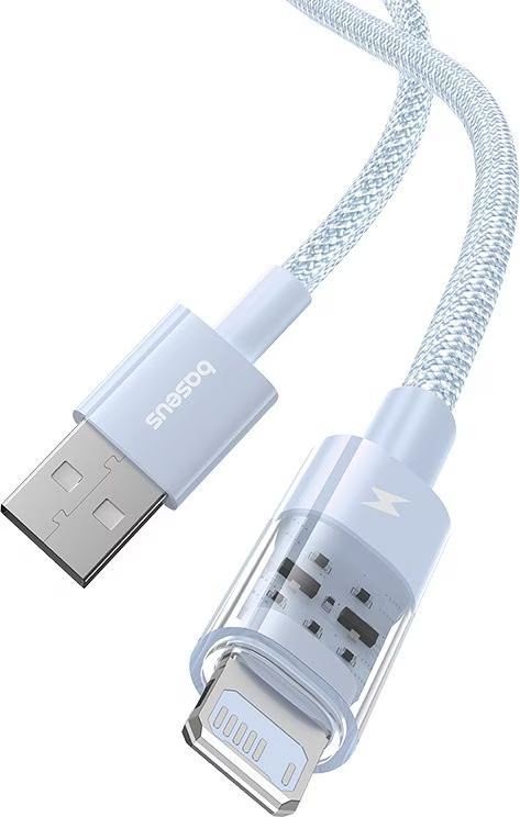 Baseus Gem USB to IP lightning 2.4A fast charging cable 1m Blue Baseus Gem USB to IP lightning 2.4A fast charging cable 1m Blue