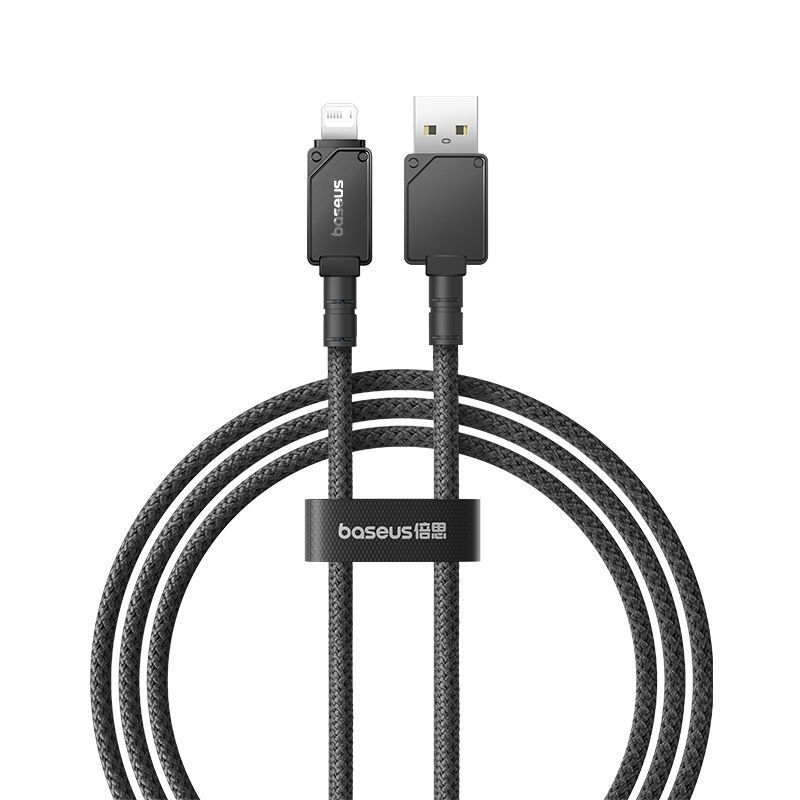 Baseus Unbreakable Series 2.4A USB to Lightning Fast Charging Data cable 2m Black Baseus Unbreakable Series 2.4A USB to Lightning Fast Charging Data cable 2m Black