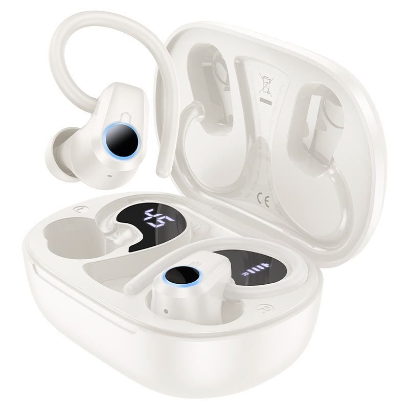 Hoco EQ8 Pure Joy Bluetooth Headset White Hoco EQ8 Pure Joy Bluetooth Headset White