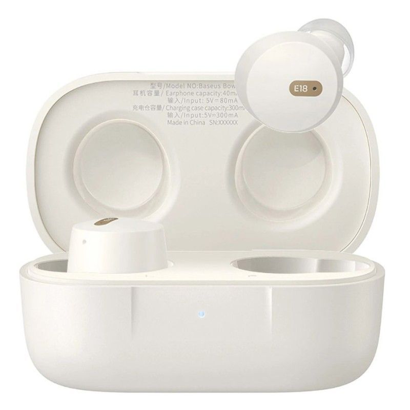 Baseus Bowie E18 Bluetooth Headset White