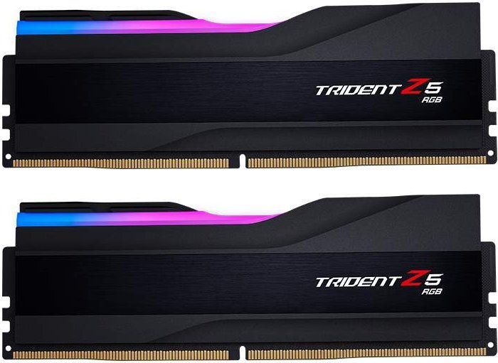 G.SKILL 32GB DDR5 6400MHz Kit(2x16GB) Trident Z5 RGB Black G.SKILL 32GB DDR5 6400MHz Kit(2x16GB) Trident Z5 RGB Black