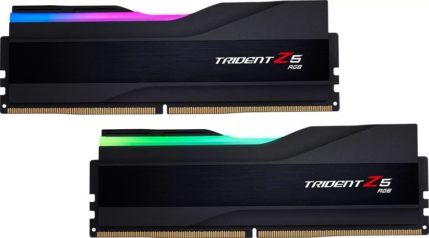 G.SKILL 64GB DDR5 6800MHz Kit(2x32GB) Trident Z5 RGB Matte Black G.SKILL 64GB DDR5 6800MHz Kit(2x32GB) Trident Z5 RGB Matte Black
