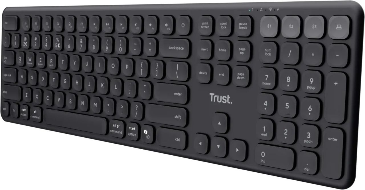 Trust Vaiya Wireless Keyboard Black US Trust Vaiya Wireless Keyboard Black US
