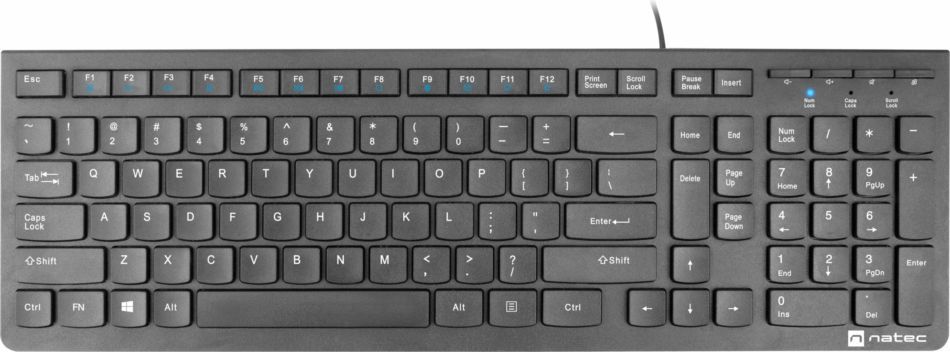natec Discus 2 Keyboard Black US natec Discus 2 Keyboard Black US