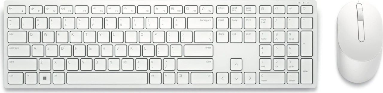 Dell KM5221W Wireless Keyboard and Mouse White US Dell KM5221W Wireless Keyboard and Mouse White US