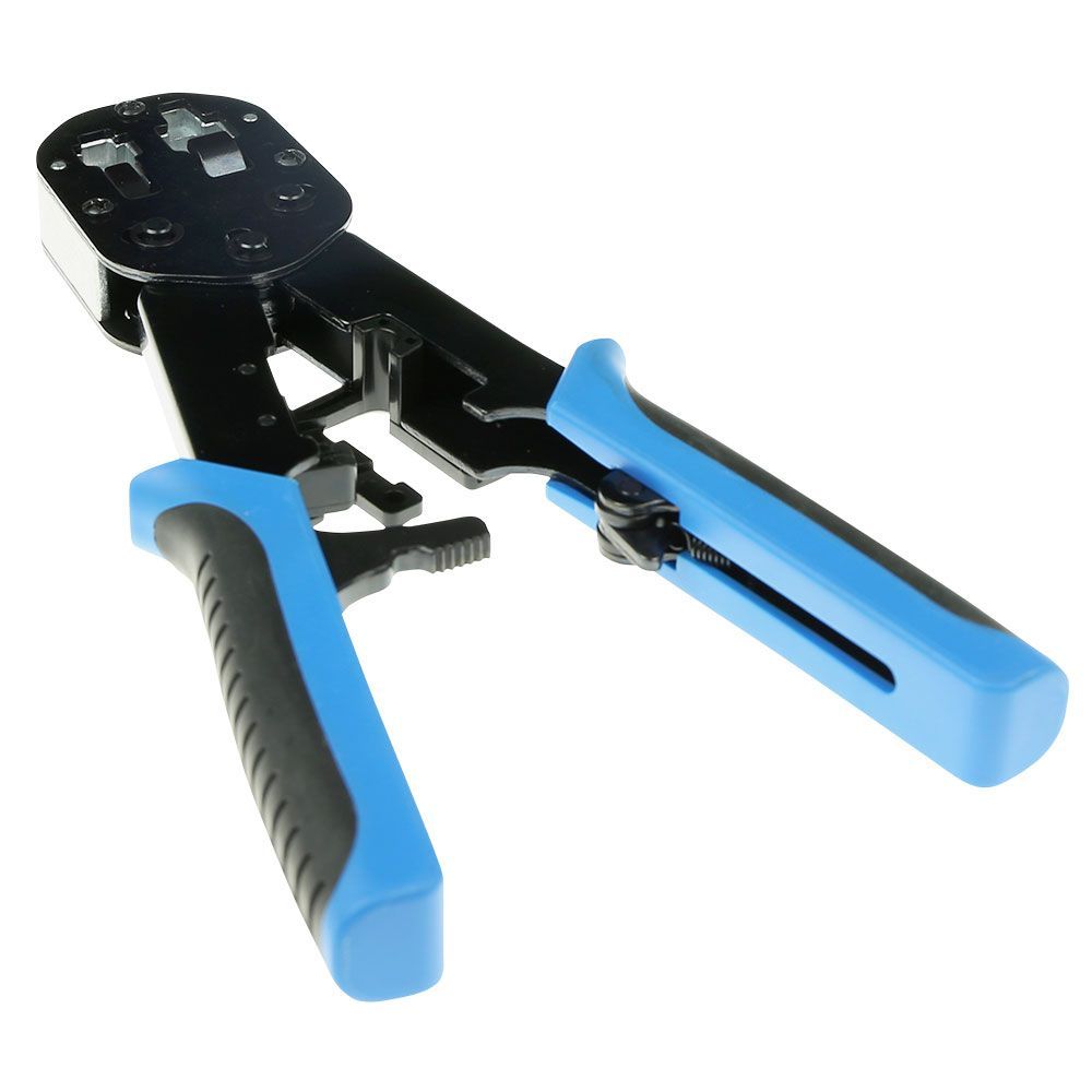 ACT TD168T Modular crimp tool for pass-through RJ45 connectors Blue ACT TD168T Modular crimp tool for pass-through RJ45 connectors Blue