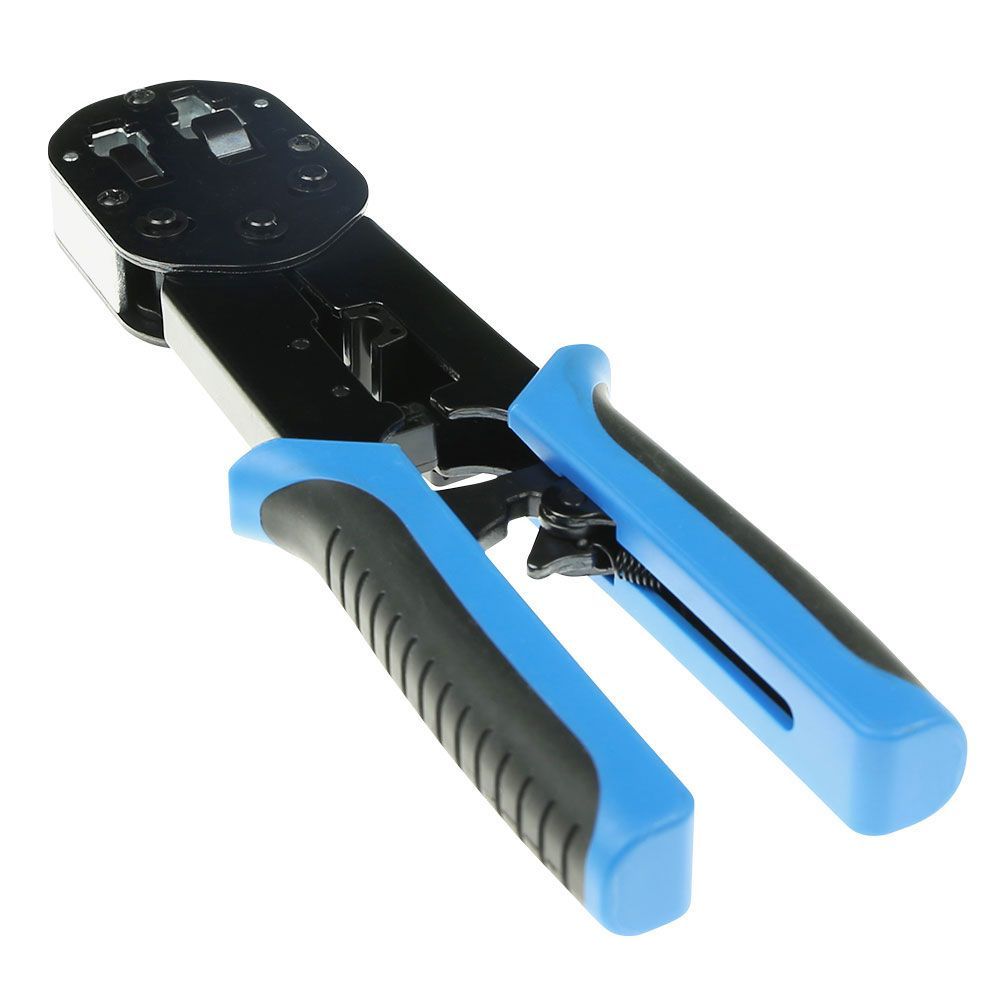 ACT TD168T Modular crimp tool for pass-through RJ45 connectors Blue ACT TD168T Modular crimp tool for pass-through RJ45 connectors Blue