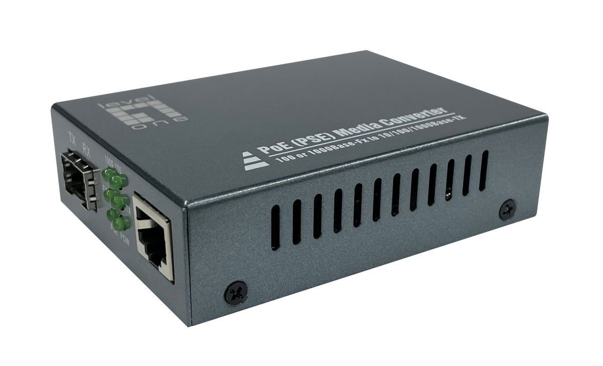 LevelOne GVT-2012 RJ45 to SFP Gigabit Media Converter LevelOne GVT-2012 RJ45 to SFP Gigabit Media Converter