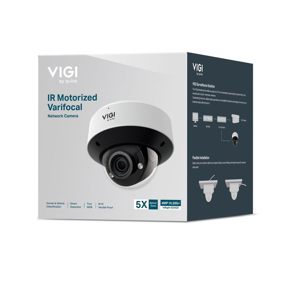 TP-Link InSight S245ZI VIGI 4MP IR Motorized Varifocal Dome Network Camera