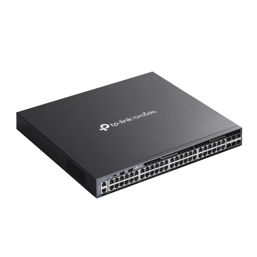 TP-Link SG6654X Omada 48-Port Gigabit Stackable L3 Managed Switch with 6 10G Slots